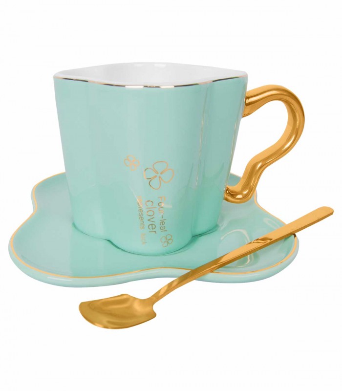Taza con Platillo & Cuchara