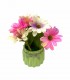 Adorno Vaso con Flor Margarita
