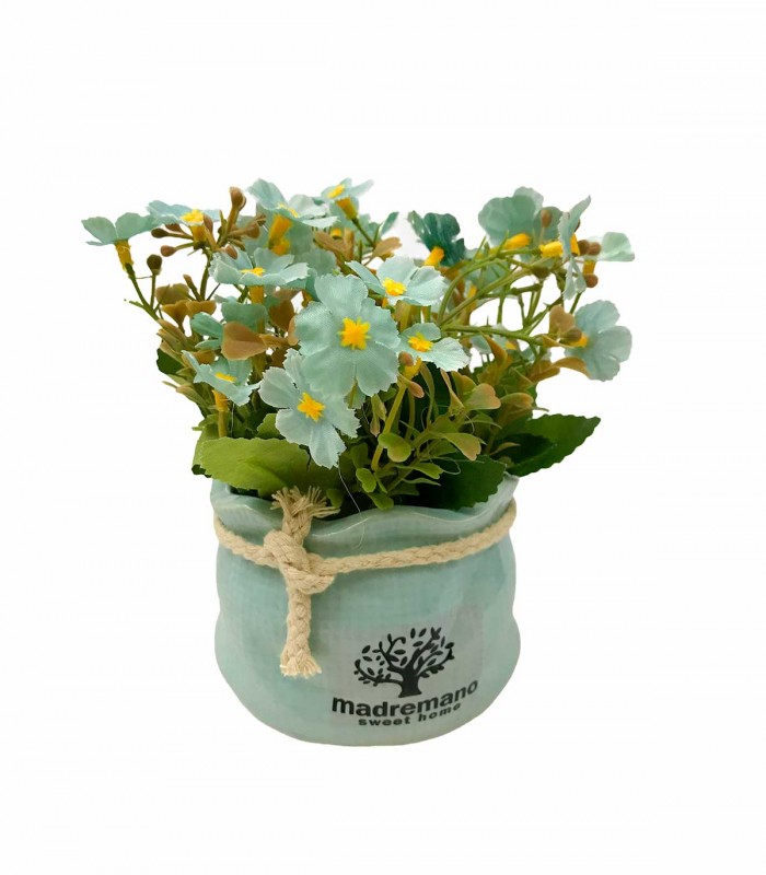 Adorno vaso con Flor Margarita