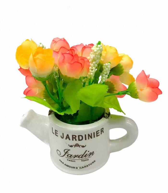 Adorno Regadera con Flor