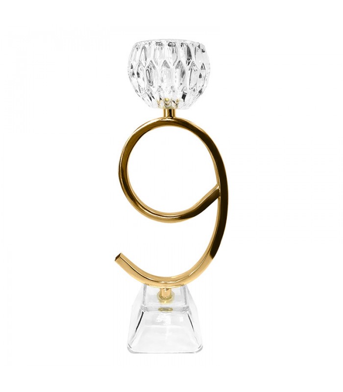 Porta Vela Numero 9 Dorado