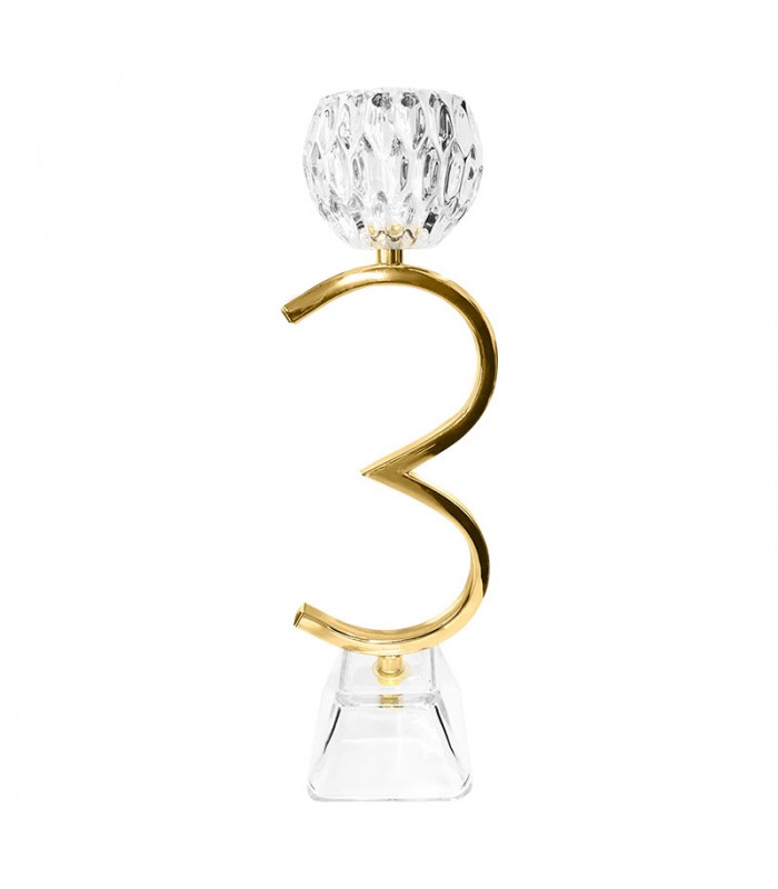 Porta Vela Numero 3 Dorado