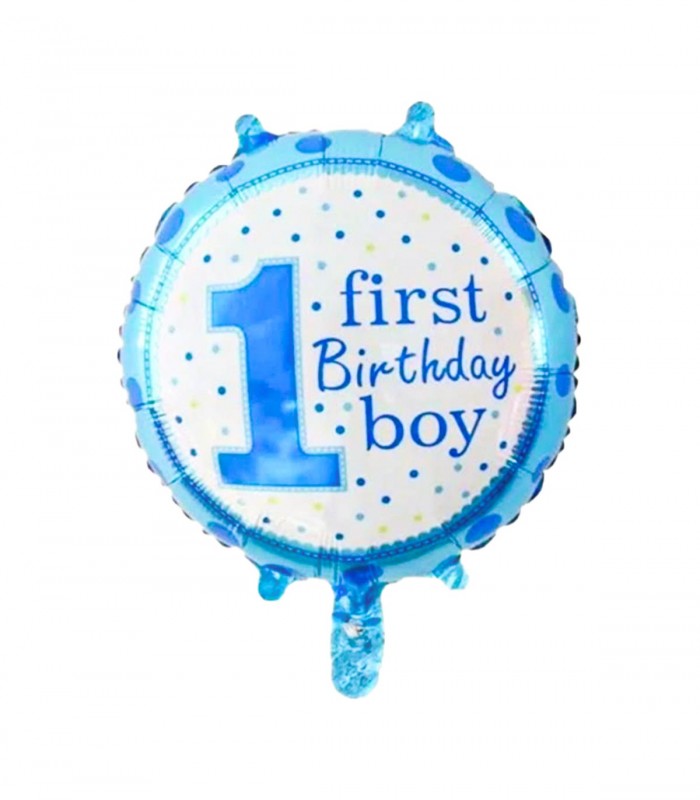 Globo 1er Año First Celeste