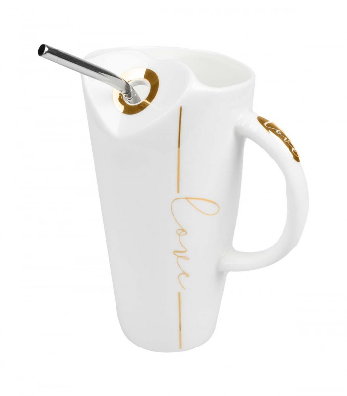 Taza con Pajita