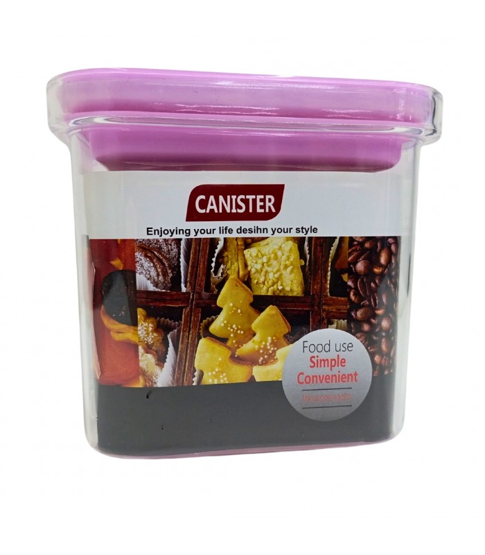 POTE 600ML ACRILICO CUADRADO