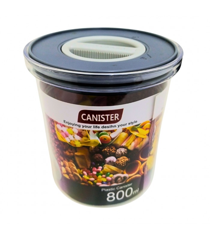 POTE 800ML ACRILICO REDONDO