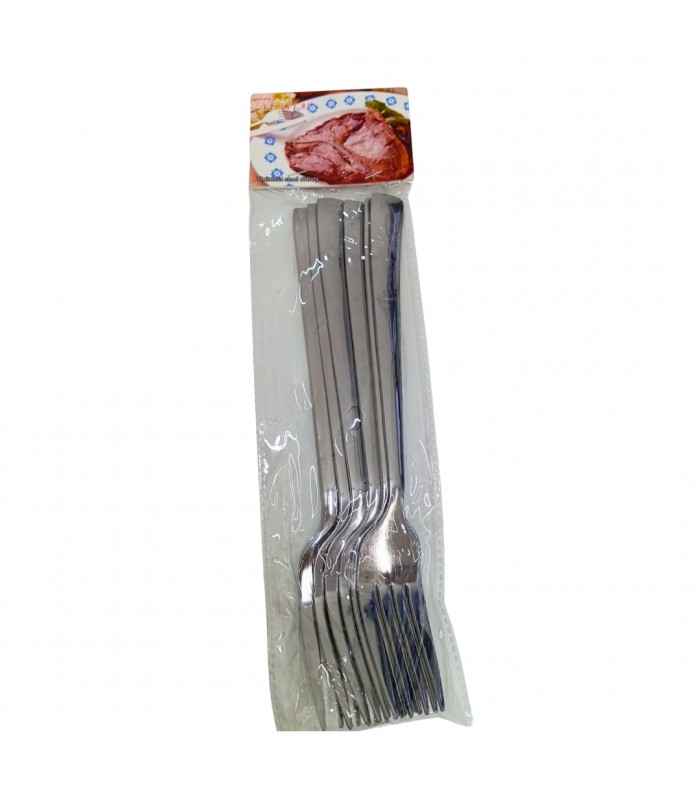CUCHARA 6PS 20CM STAINLESS STEEL