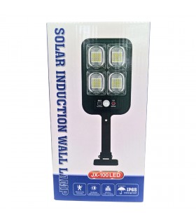 LAMPADA SOLAR 4 LED C/SENSOR