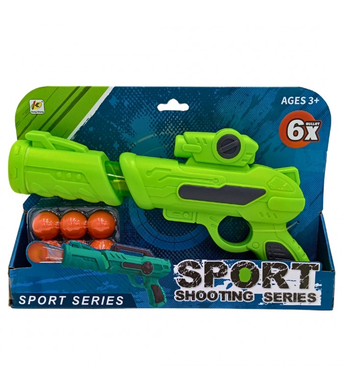 PISTOLA C/PELOTA 6PS