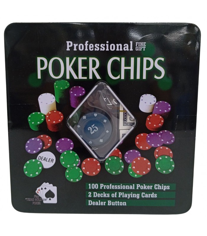 JUEGO DE POKER PROFESSIONAL FINE GIFT