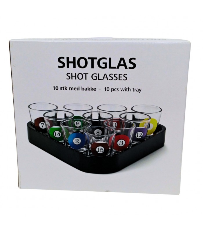 JUEGO D/VASO 10PS D/VIDRIO