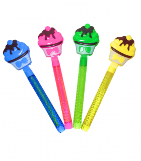 BURBUJA 1PS C/PANDERETA CUPCAKE