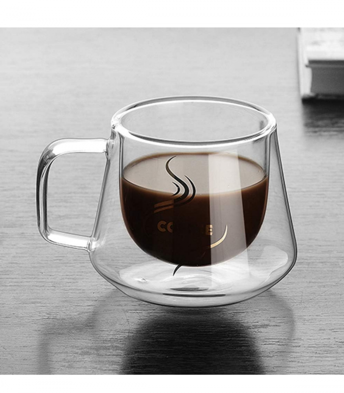 TAZA D/VIDRIO COFFEE