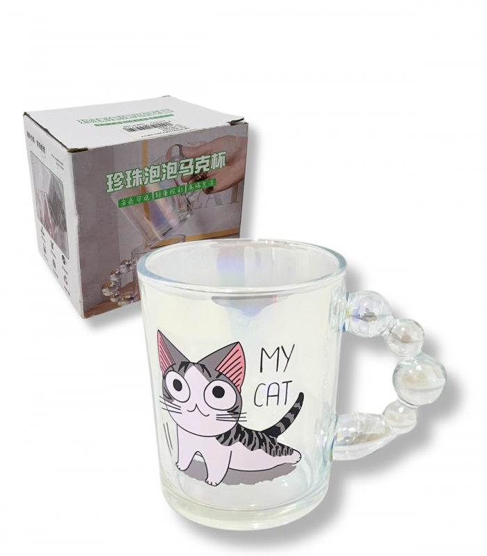TAZA D/VIDRIO C/DISEÑO