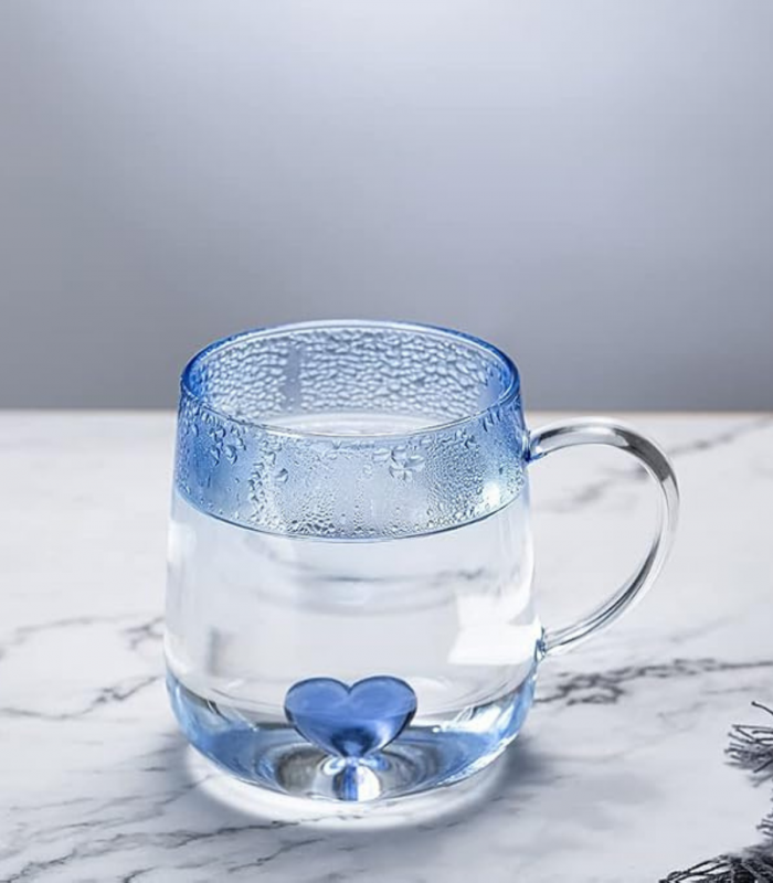 TAZA D/VIDRIO C/CORAZON