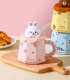TAZA D/CERAMICA C/TAPA PANDA