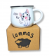 TAZA D/CERAMICA C/DISEÑO WORKING