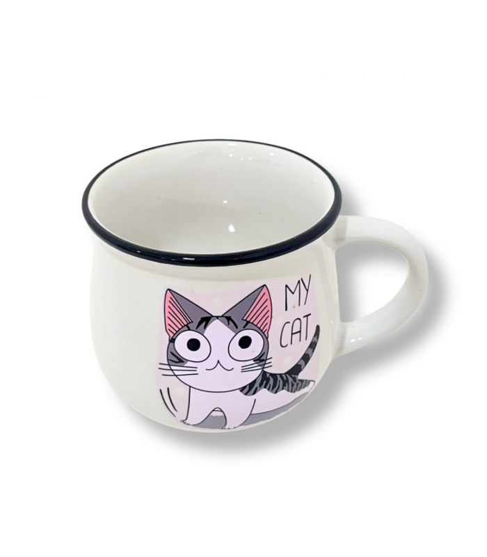 TAZA D/CERAMICA C/DISEÑO WORKING