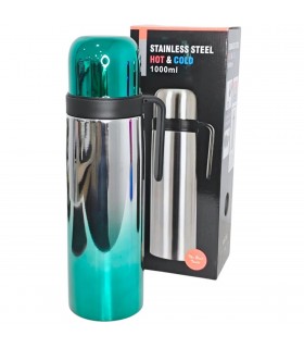 TERMO 1000ML COLORIDO STAINLESS