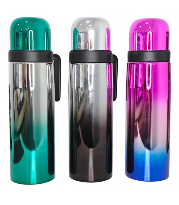 TERMO 1000ML COLORIDO STAINLESS
