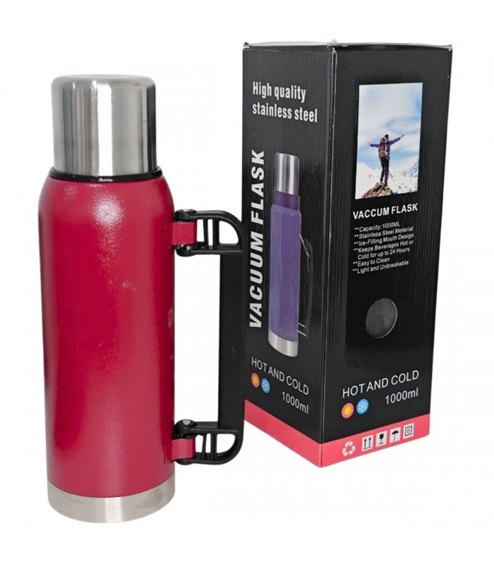 TERMO 1000ML VACUUM - ROJO
