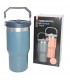 TERMO 700ML C/PICO - AZUL