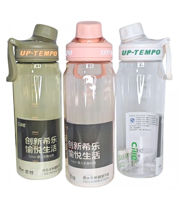TERMO 860ML PLASTICO UP-TEMPO