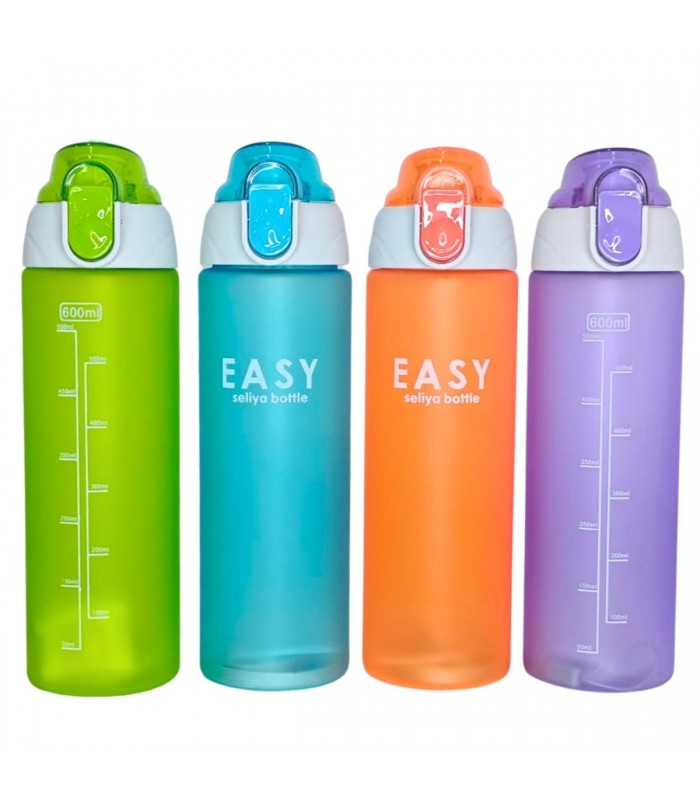 TERMO 600ML PLASTICO EASY SELIYA