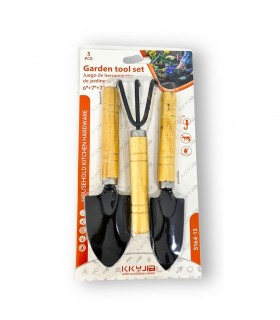 KIT D/HERRAMIENTA P/JARDIN 3PS
