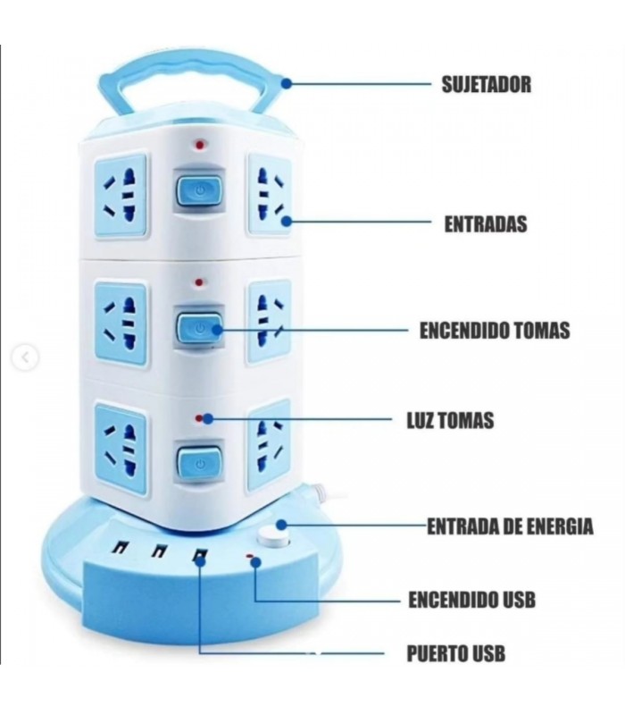ALARGUE 15 SALIDAS 2500W