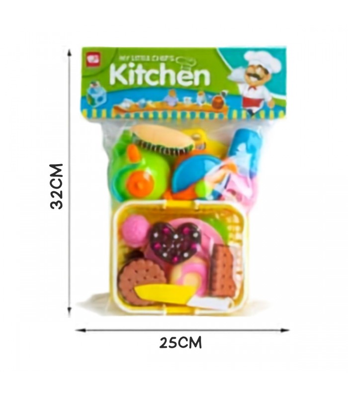 JUEGO D/COCINA C/CESTA KITCHEN
