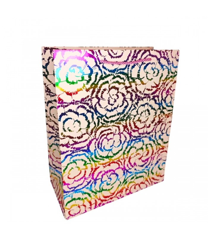 BOLSA P/REGALO 26X32X10CM MD COLORIDO