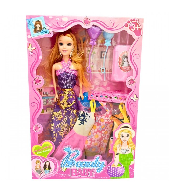 MUÑECA C_ACCE. C_GLOBOS BEAUTY