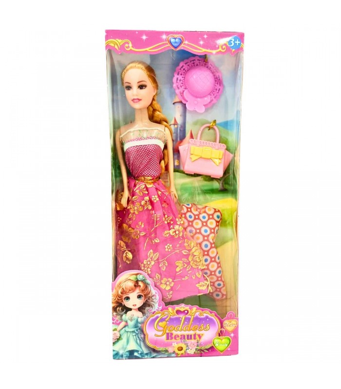 MUÑECA CON ACCESORIO CARTERA GODDESS