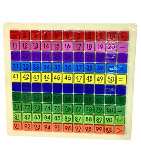 JUEGO DIDACTICO DE MADERA NUMEROS 20X20CM