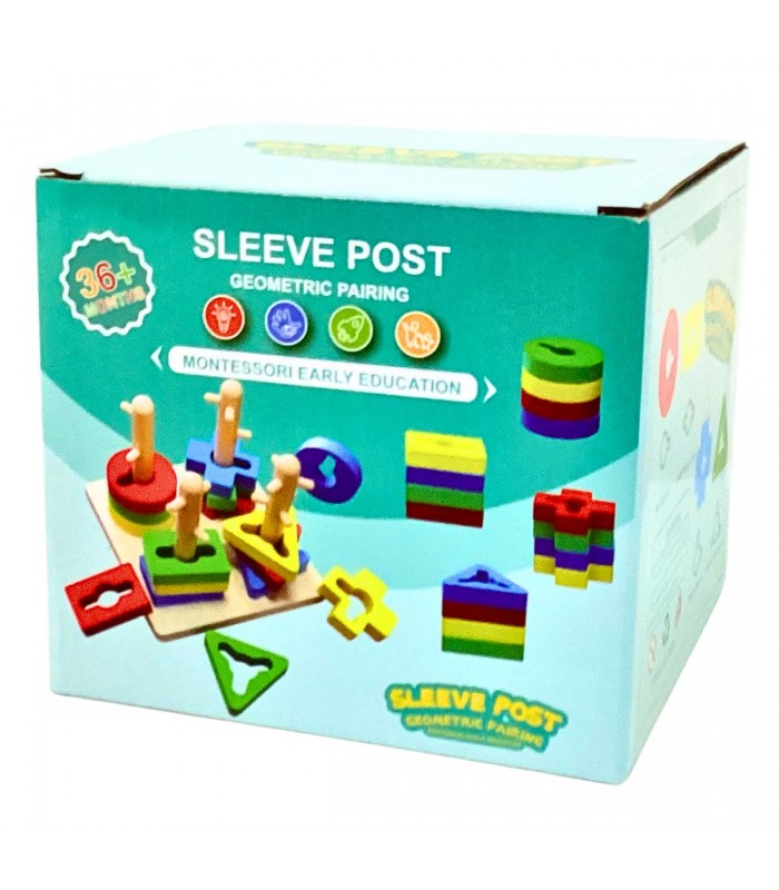 JUEGO DIDACTICO DE MADERA 12X12CM