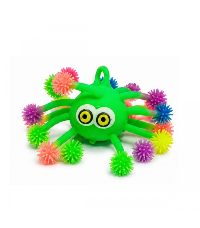 JUGUETE P/APRETAR C/LUZ PULPO