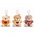 LLAVERO PELUCHE 1PS OSO CON ROPA