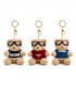 LLAVERO PELUCHE 1PS PERRO CON LENTE