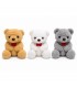 PELUCHE OSO C/FLOR 16CM