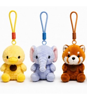 LLAVERO PELUCHE 1PS ANIMAL SURTIDO