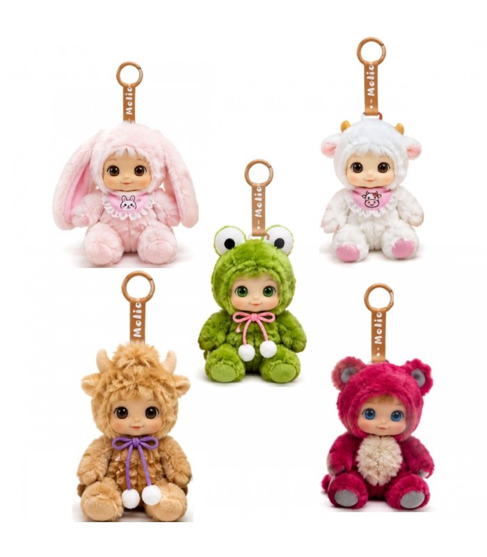 LLAVERO PELUCHE 1PS MUÑECA CON ROPA ANIMAL