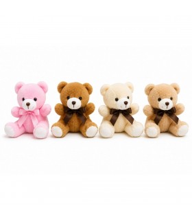 LLAVERO PELUCHE 1PS OSO CON MOÑO