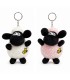 LLAVERO PELUCHE 1PS OVEJA CON ABEJA