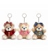 LLAVERO PELUCHE 1PS OSO CON ROPA