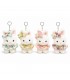 LLAVERO PELUCHE 1PS CONEJO CON ROPA