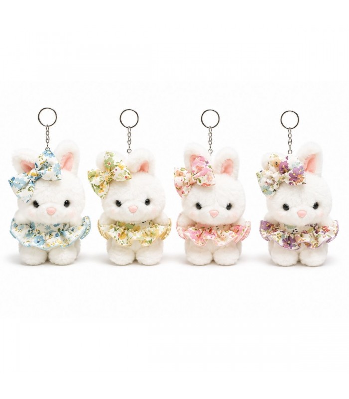 LLAVERO PELUCHE 1PS CONEJO CON ROPA