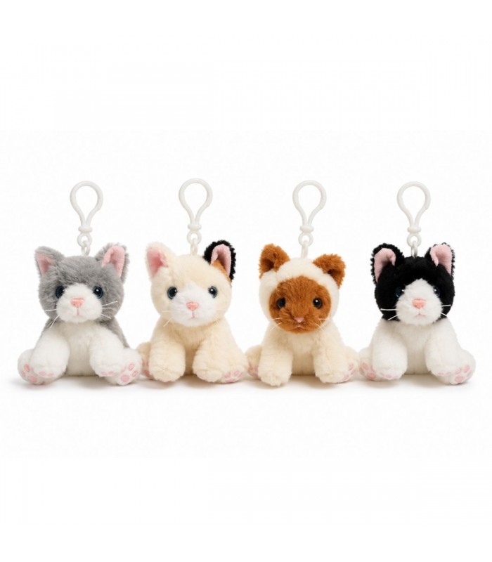 LLAVERO PELUCHE 1PS GATO