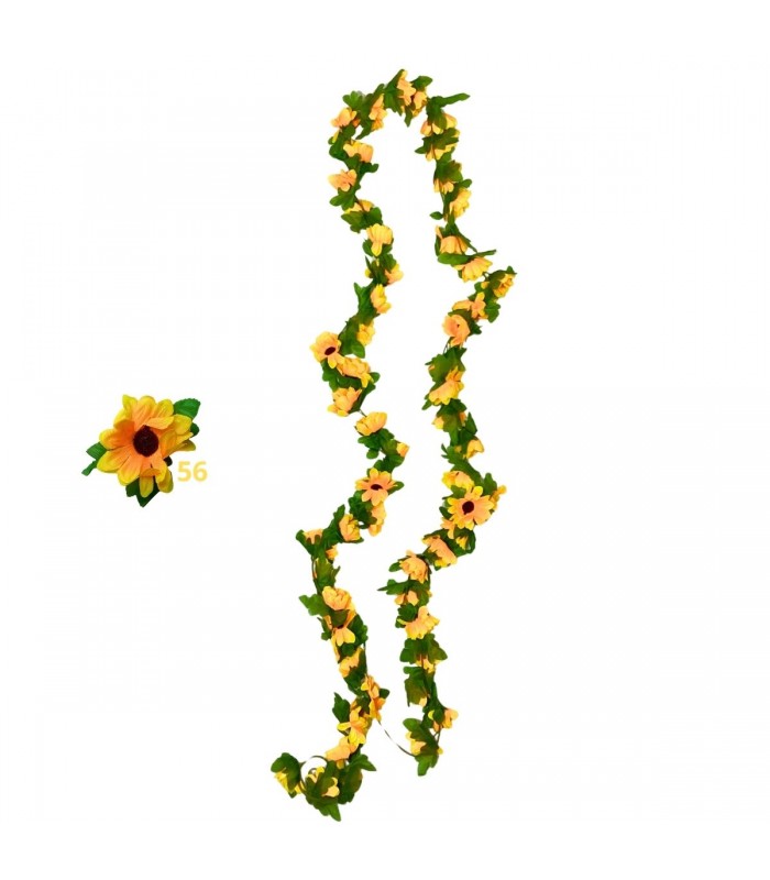 FLOR ARTIFICIAL COLGANTE 230CM GIRASOL