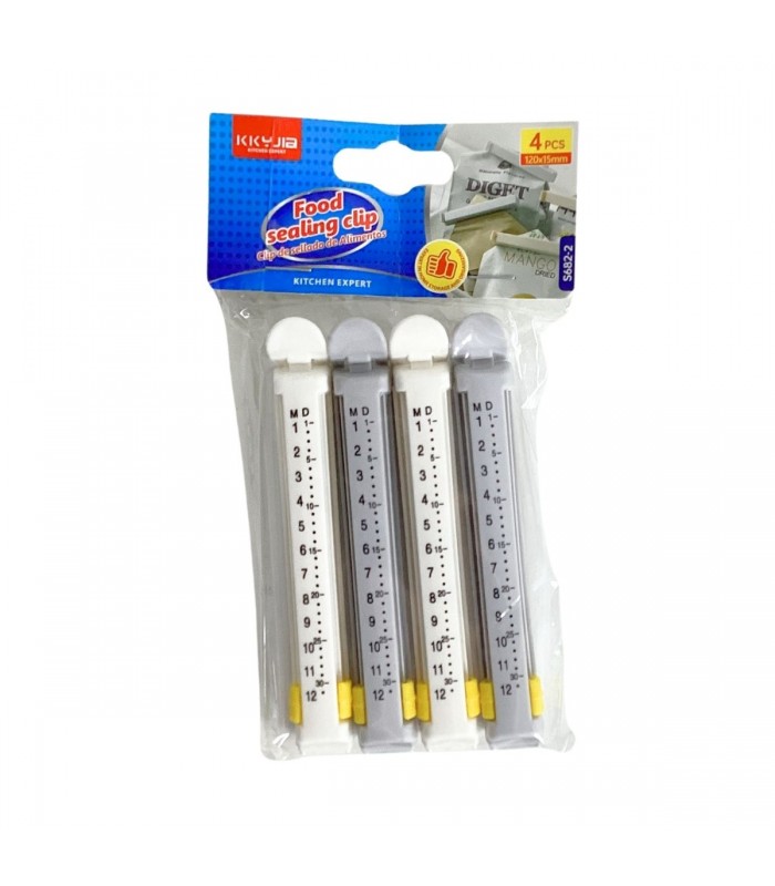 CLIPS P/ALIMENTOS 4PS  KKYJIA